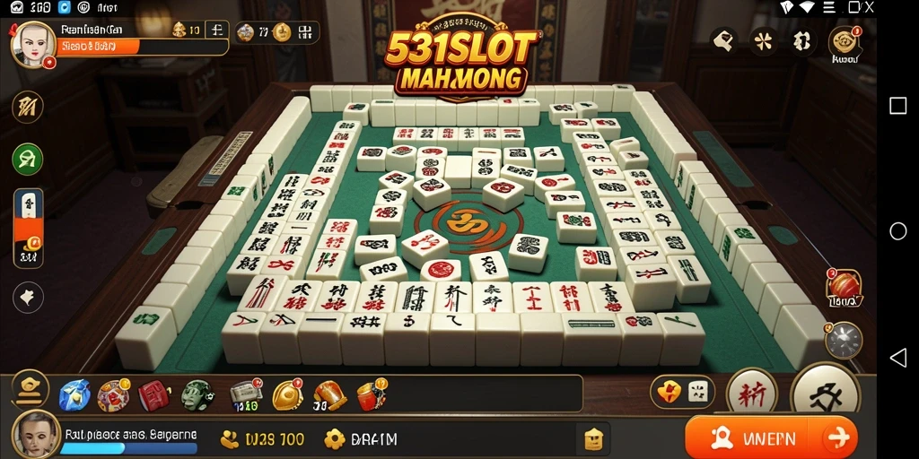Tampilan menarik dari gameplay Mahjong di 531SLOT.