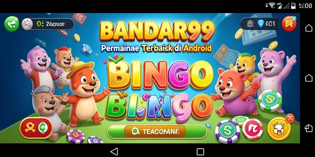 Tampilan gameplay seru dari BANDAR99 yang penuh warna.