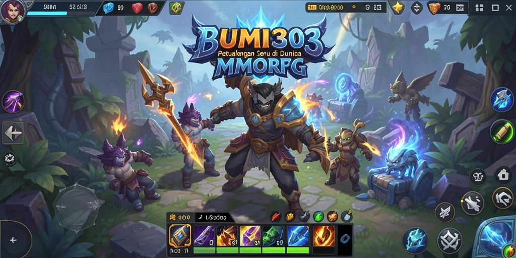Gameplay seru dan mendalam di dunia MMORPG BUMI303.