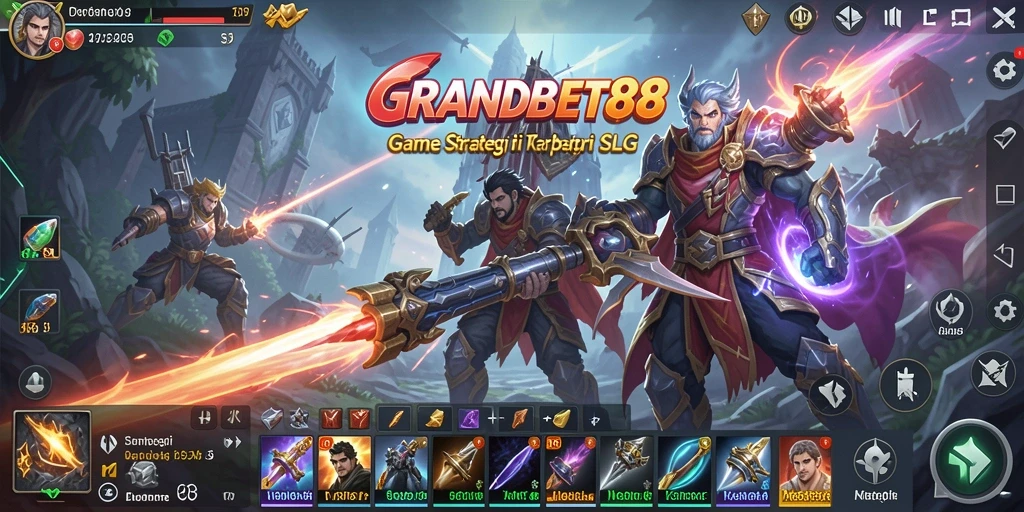 Tangkapan layar gameplay menunjukkan pertarungan strategis yang mendebarkan.
