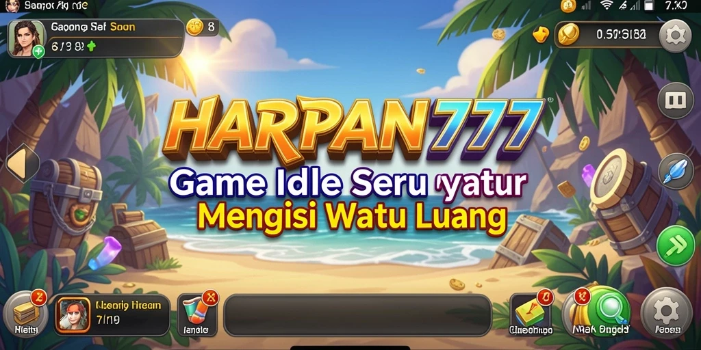 Tangkapan layar menampilkan gameplay santai dari HARAPAN777.