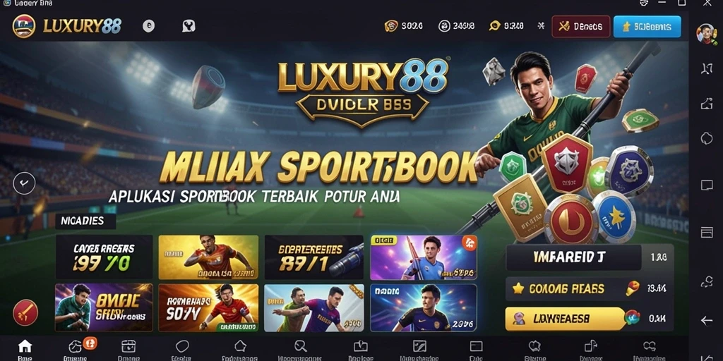 Tampilan menarik dari gameplay Sportsbook LUXURY88.