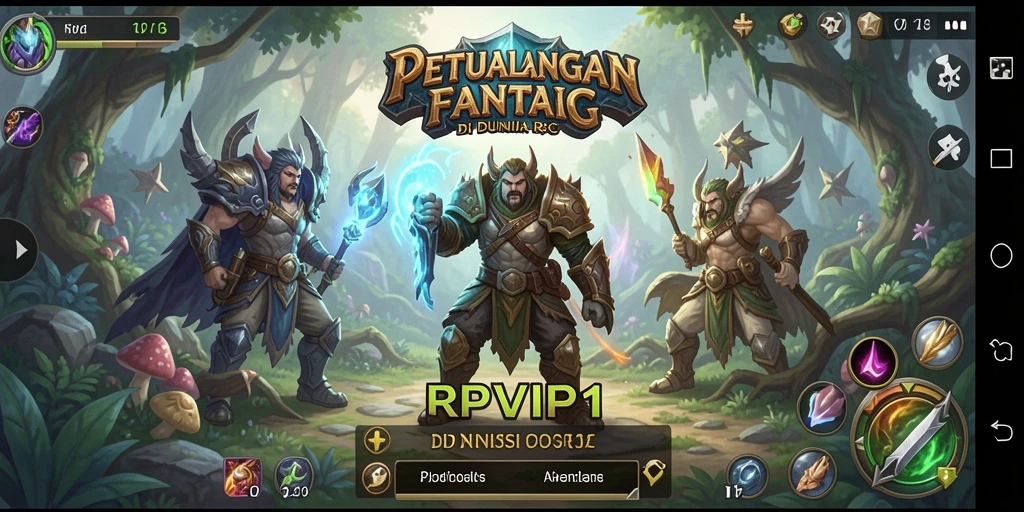 Gameplay seru dan menantang dalam RPG RPVIP1.
