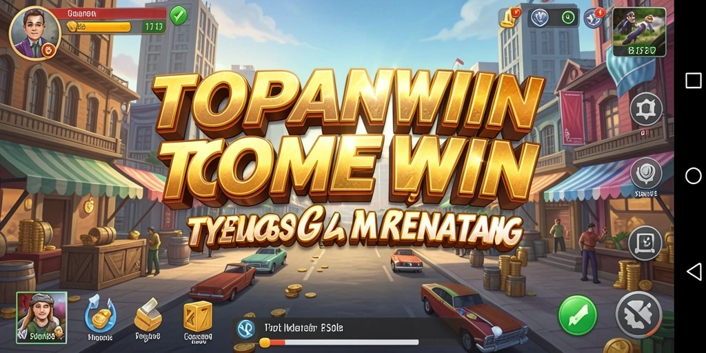 Tampilan gameplay seru dalam membangun kerajaan bisnis.